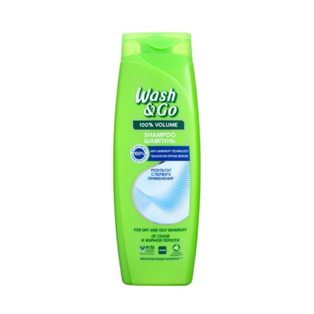 Wash & go against dandruff, 360 ml