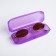 Case for glasses on fasteners, color mix
