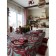 FIR tablecloth, patterns, size 140x150 cm, red
