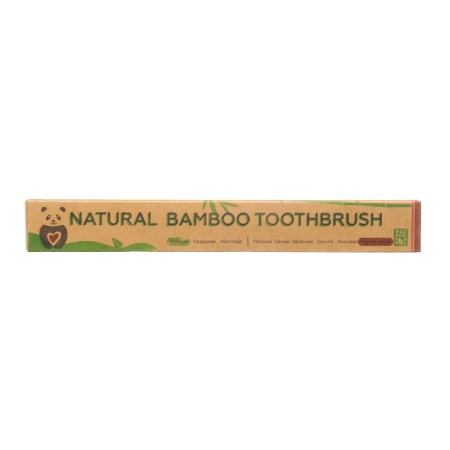 Bamboo toothbrush soft, 10 pieces, mix of flowers-13