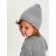 Cap with lapel Children's Amarobaby Pure Love Tot, size 38-40 cm, color gray color