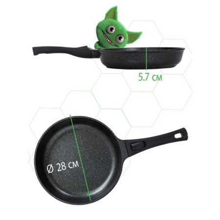 Fusion FP2804LD pan, anti -stick coating, D = 28 cm, black color-9
