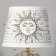 The table lamp "Sun" E14 15W Beige 31x20x20cm Risalux