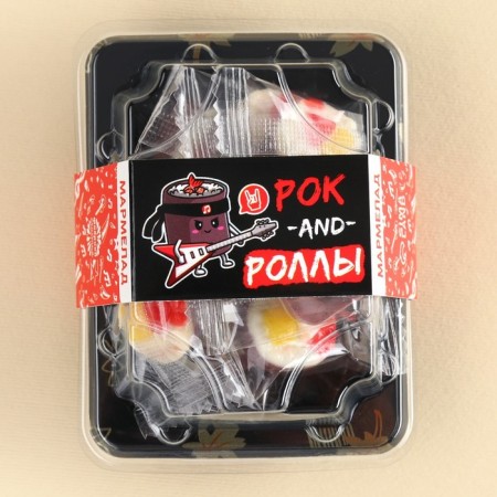Marmalade Mini-Sushi "Rock and Rolls", 8 pcs (26.4 g.)-3