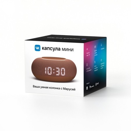 Smart column VK capsule mini (MRC02PK), with Marusia, 5W, Wi-Fi, BT 4.2, Terracot-14