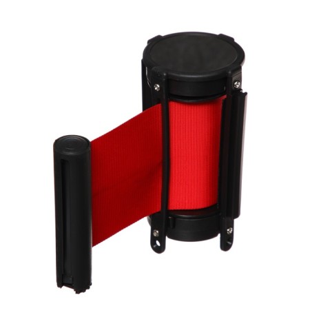 Cassette with exhaust ribbon-180cm red, height-13cm, width 6.6cm, tape width-80mm-1