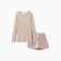 Home Home (Longsliv and Shorts) KAFTAN "velvet" set, 40-42, Rose/Bezh