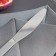A stainless steel knife of the Mayan shade, length 22.8 cm, silver color