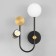 Bra "Antre" LED 46W 3000-6000K black and gold 19x18x40 cm