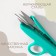 Scissors for cutting threads, with a ring, 12 cm, color mix