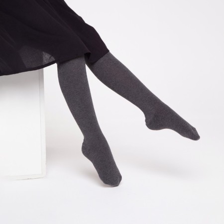 Pantyhose children's “smooth” color gray, 8-10 years old-1