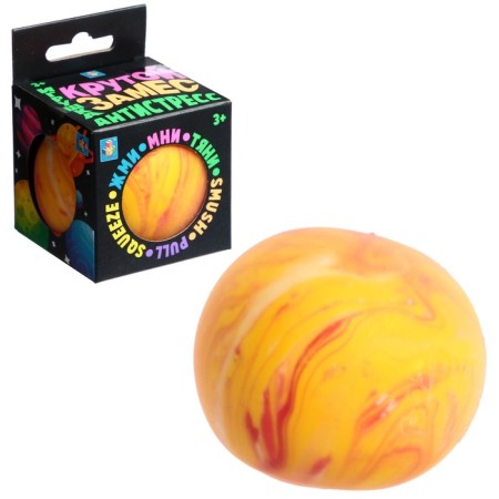 Antistress toy "Ball Galaxy", Cool Klast, 7 cm, 6 Mix flowers
