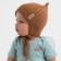 Children's hat minku rr 46-48, brown color