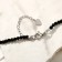 Skoker Shar No. 3 “Spinel” cross in silver, 38 cm + 5 cm extension cord