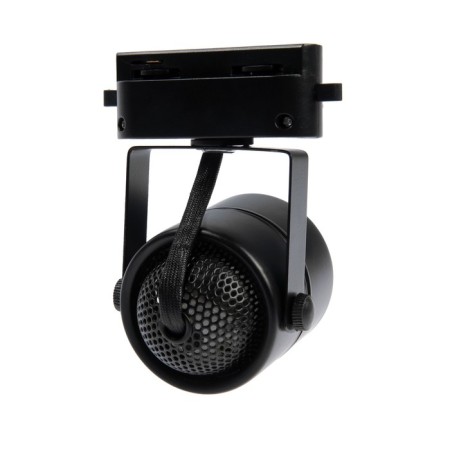 Luazon Lighting track lamp under the GU10 lamp, round, black body-1