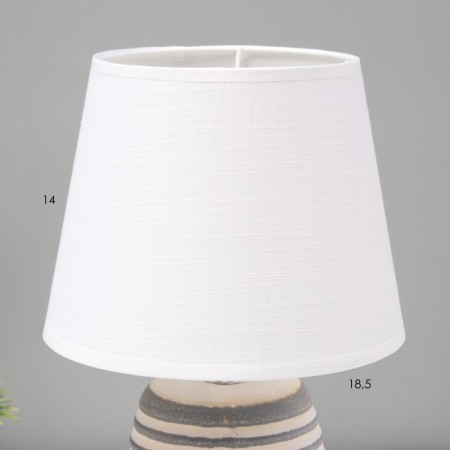 Alatei table lamp E14 40W white-gray 17x17x28 cm-2