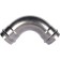 Two-Frame Rommer RSS-0003-000054, VPR-UPR, D = 54 mm, 90 °, press, stainless steel. steel