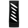 Paper tray Vertical Istanm Tropic, black, width 110mm