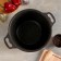 Pan Granit Ultra, 6 l, d = 28 cm, h = 20 cm, glass cover, anti -stick coating, brown color