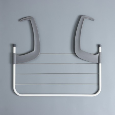 Sushilka for linen hanging fraction, 50 × 30 cm, color gray color-1