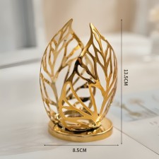 Candlestick 8.5 x 13.5 cm, gold