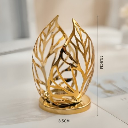 Candlestick 8.5 x 13.5 cm, gold