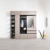 Cabinet hinged sidney 16.314.05, 600 x 413 x 348, anthracite/Vellyuto Kapuchino
