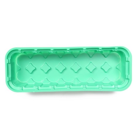 Mini-Pirate for seedlings, 35 × 13 × 11 cm, inserts (14 pcs.) For tablets for seedlings d = 4 cm, Greengo-4