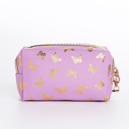 Lightning cosmetic bag, lilac color-1