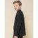 Polo for a boy with a long sleeve Pelican, height 152 cm, black color