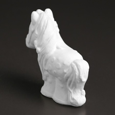 Figure for coloring "Horse with a bow" 8x10x6cm-2