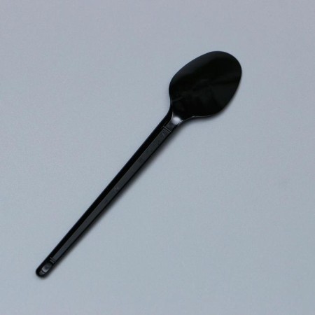 A disposable tea spoon "Black" 12.5 cm-1