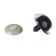 Rifle eyes with plugs, “sparkles” set of 18 pcs, size 1 pcs: 2.4 cm, blue color is blue