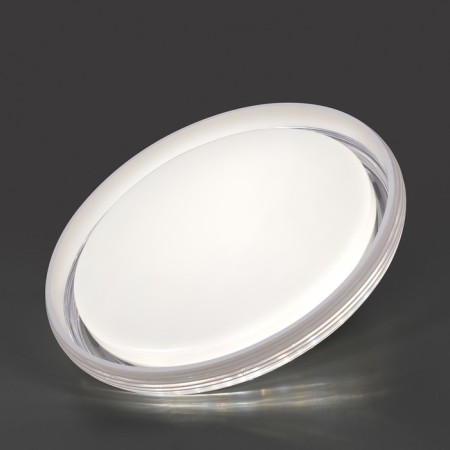 The lamp is wall-flowing Sonex. Hani, 48W, LED, 100x455x455 mm, white, transparent color-7