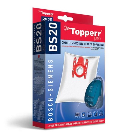 Topperr BS 20 synthetic vacuum cleaner for Bosch, Siemens vacuum cleaners, 4 pcs. + 1 filter-3