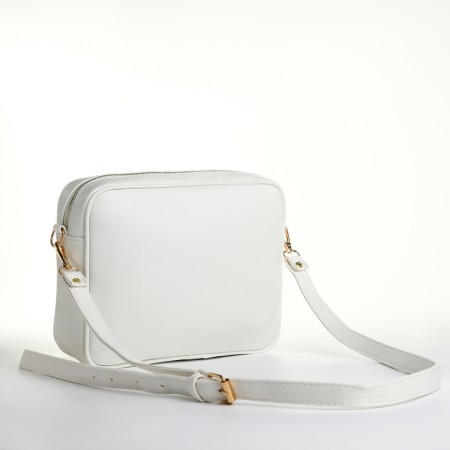 Women's bag over the shoulder Textura, small, white color-1