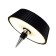 Lamp plug Mantra Relax, Led, 180lm, 3000k, 42 ​​mm, black color