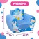 Soft toy-peel "bunnies", blue color