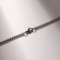 Unisex “bullet” Carved pattern, Cleaned silver color, 60 cm