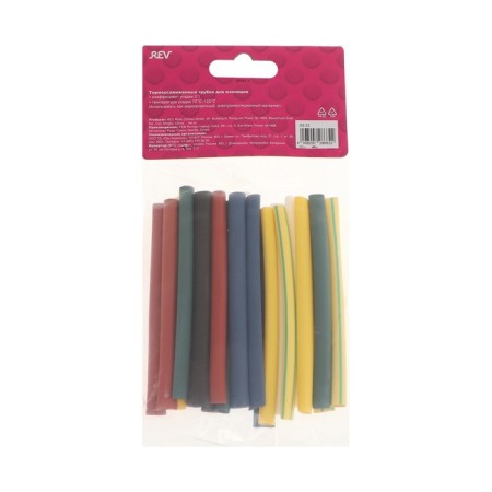 The heat -assigned Duwi tube, 6/3 mm, set, 21 pcs.-5