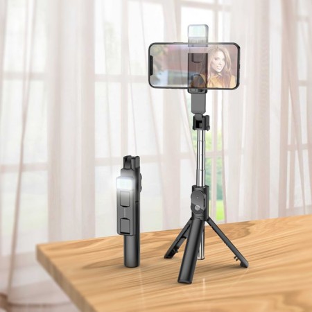 Mono-lap-trip Borofone By8, diagonal 3.5-6.7 ", BT4.0, flashlight, up to 800 mm, 55 mAh, black-6