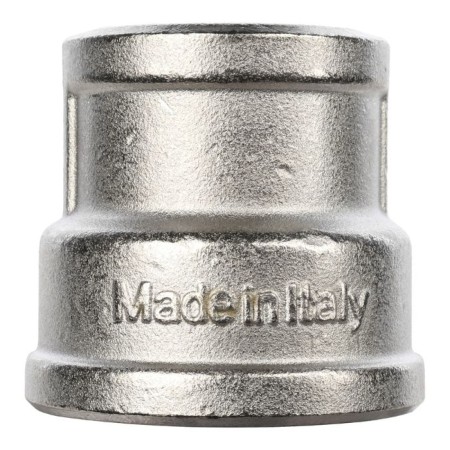 The coupling Stout SFT-0006-000134, 1 "x 3/4", internal thread, transition, nickel-plated brass-4