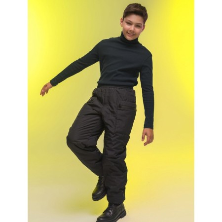 Turtleneck for the boy Pelican, height 122 cm, black color-5