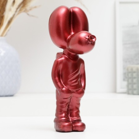 Figure "Dog from balls" red, 18x10x6cm