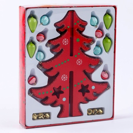 New Year's souvenir "Red Christmas tree" 12 × 12 × 22 cm-6