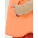 Vest for girls, height 128 cm, orange color