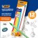 Chernographic pencil (simple) HB, BIC Evolution Stripes, sharpened, plastic, without eraser, hexagonal, color hull in strip