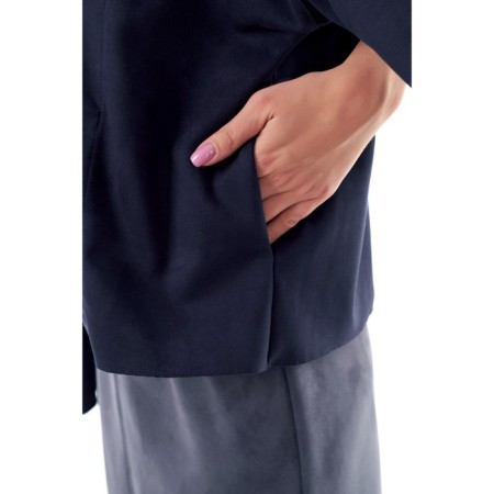 Cardigan female, size 44, blue color-5