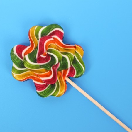 Caramel Lollice "Flowers" on a stick, 30 g-1