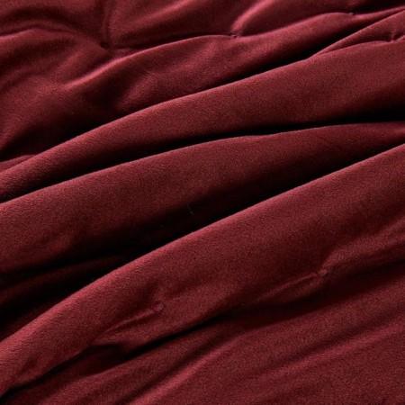 A set with a blanket "Iolanta", size 240x260 cm, 50x70 cm - 2 pcs, color Bordeaux-1